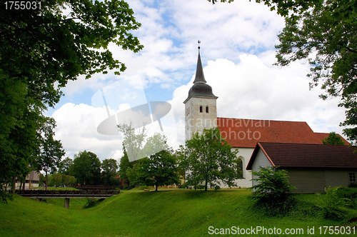 Image of Church and plants