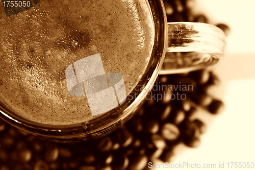 Image of Cup with coffee