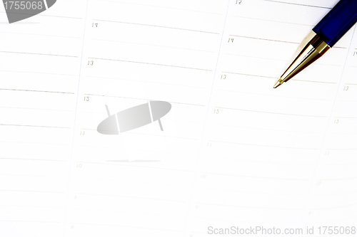 Image of Color pencil and agenda