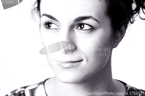 Image of Beautiful face of woman!