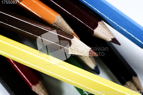 Image of Close-up pencil.