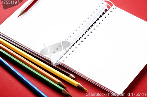 Image of Pencil and agenda