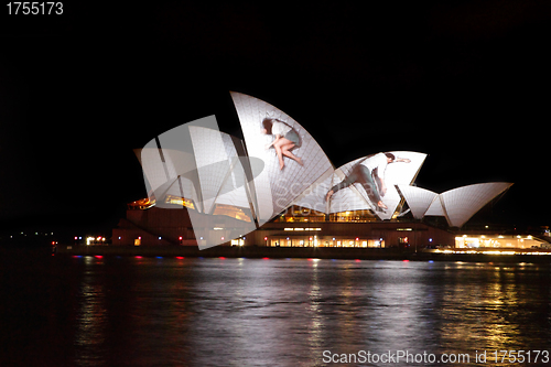 Image of EDITORIAL: Opera House Australia during Vivid Sydney Festival