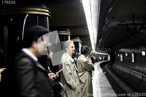 Image of People in subway