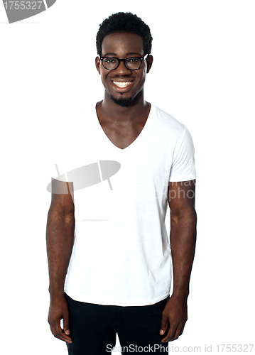 Image of Smiling portrait of handsome young guy