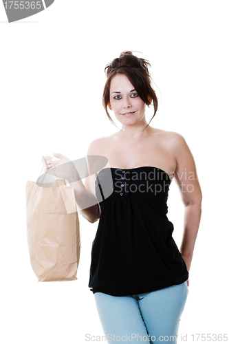 Image of woman with shopping bag