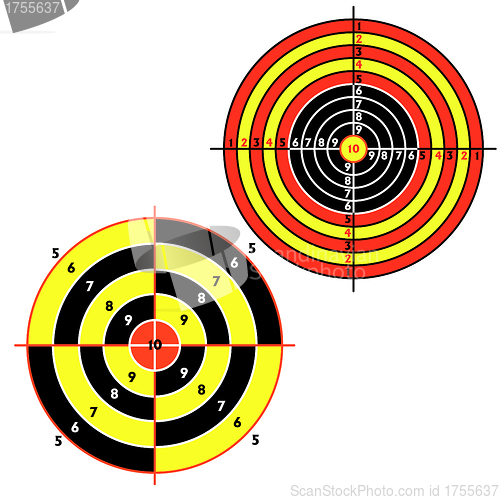 Image of Set targets for practical pistol shooting