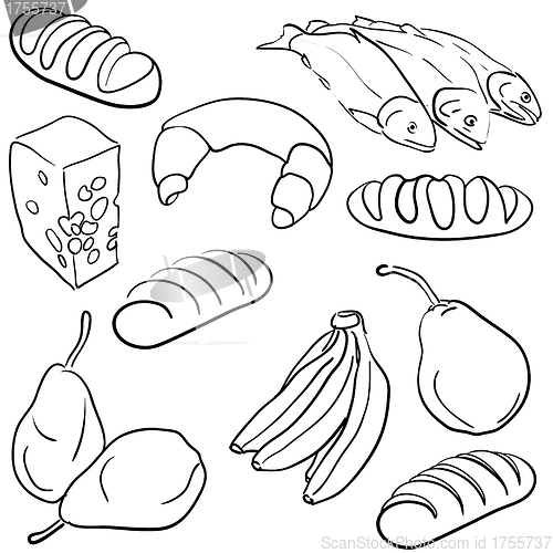 Image of food icons