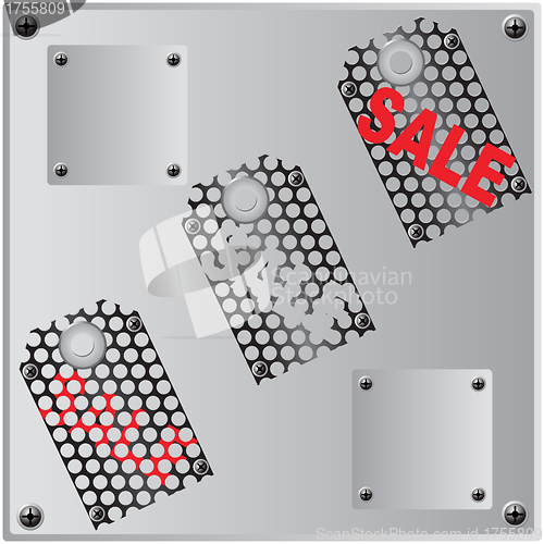 Image of the abstract metallic background