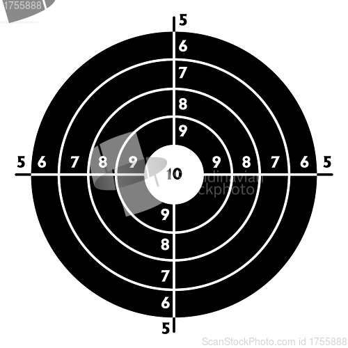 Image of The target for shooting practice 