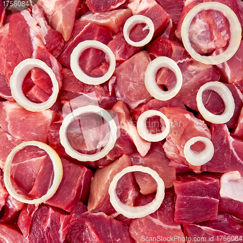 Image of The texture of the meat and onions