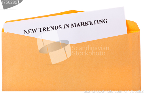 Image of new trends in marketing