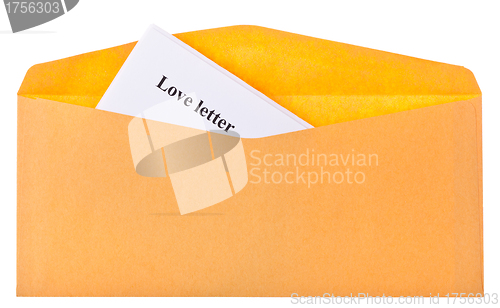 Image of love letter