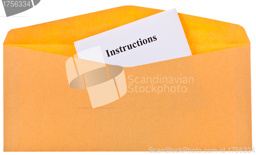 Image of instructions