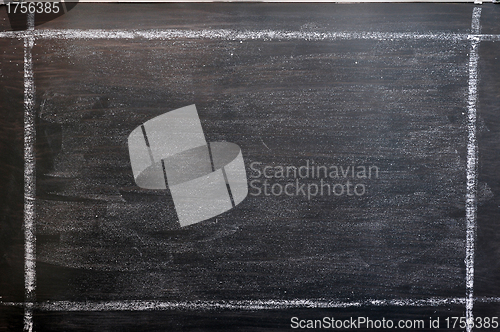 Image of Chalkboard background with a chalk drawing frame