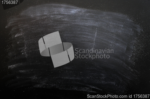 Image of Smudged black chalkboard background