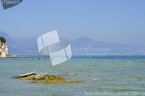 Image of Panorama of Garda Lake, Italy
