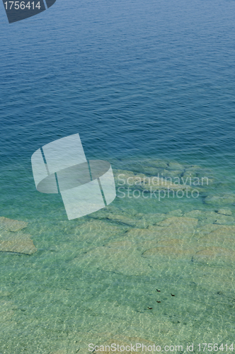 Image of Transparent waters of Garda Lake, Italy