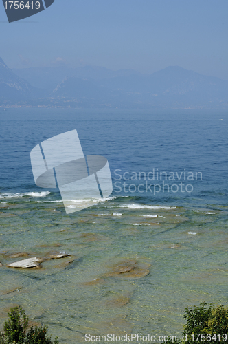 Image of Transparent waters of Garda Lake, Italy