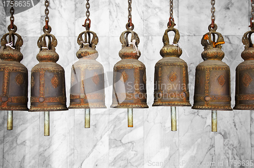 Image of Bells in a Buddhist temple
