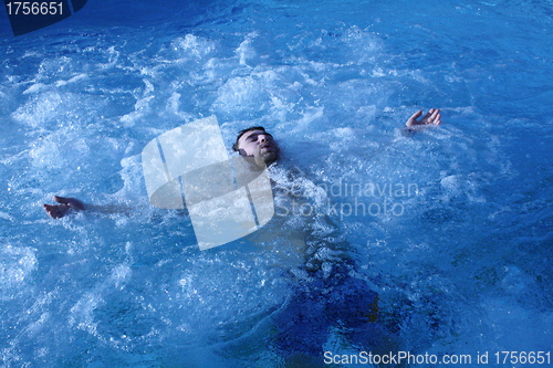 Image of a bubble bath at spa  