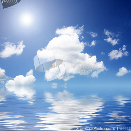 Image of ocean of clouds  
