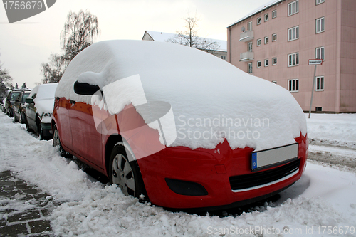 Image of cars in the winter