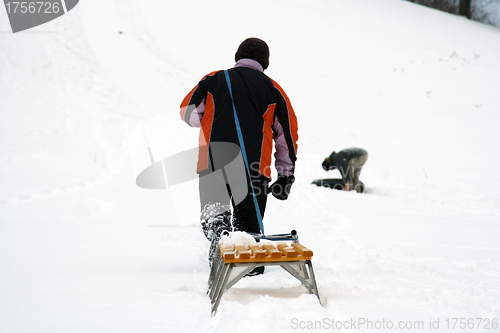 Image of sled drag