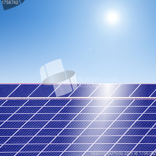 Image of sun energy-photovoltaic