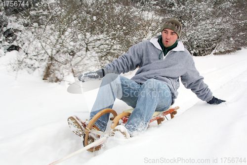 Image of sled runs great young