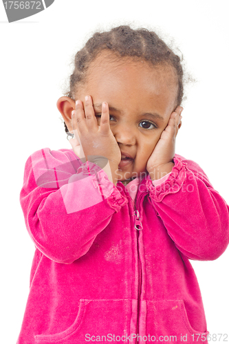 Image of Playful little girl