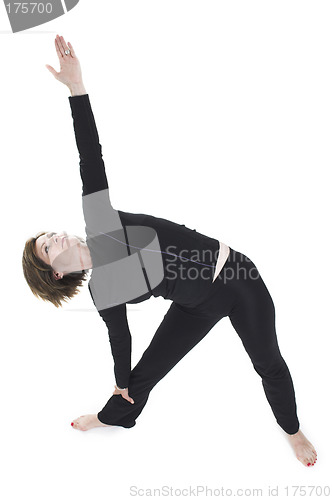 Image of woman doing yoga pose