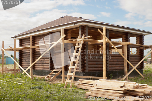 Image of Suburban house  construction