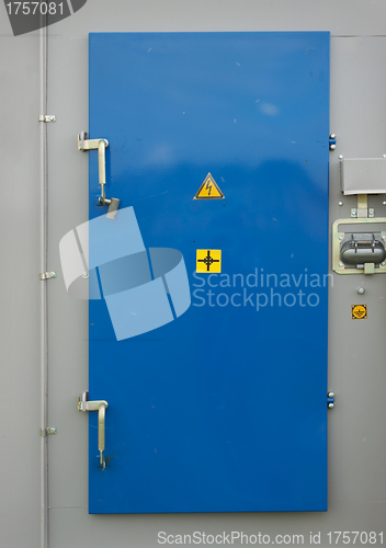 Image of Door of the transformer substation