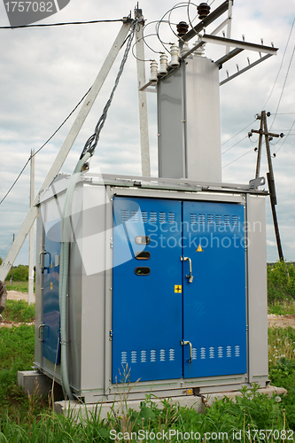 Image of Transformer station near the village of