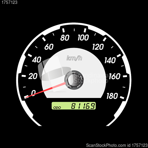 Image of car speedometers for racing design.