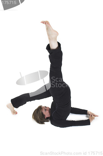 Image of woman doing yoga pose