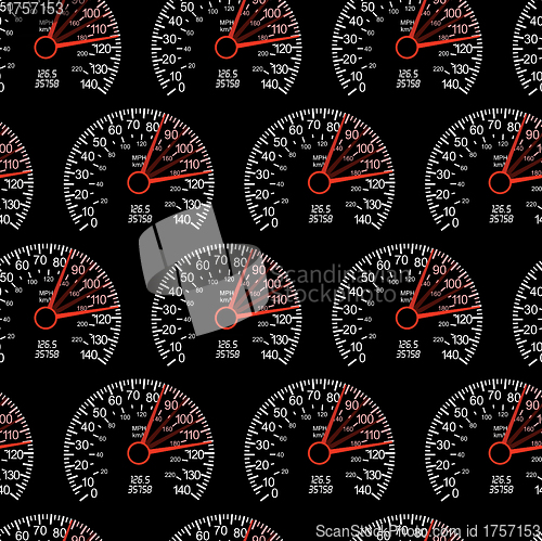 Image of seamless wallpaper speedometer