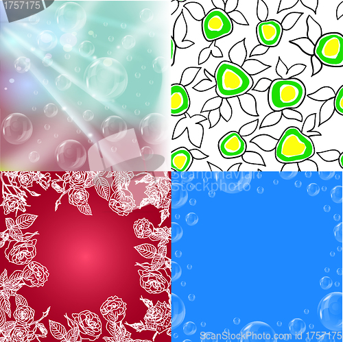 Image of collection of seamless wallpapers