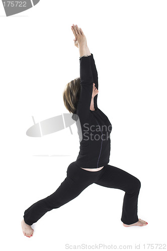 Image of woman doing yoga pose