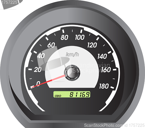 Image of car speedometers for racing design.