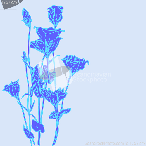 Image of vector flower background