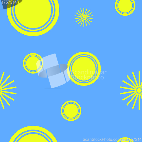 Image of Seamless wallpaper from abstract smooth forms