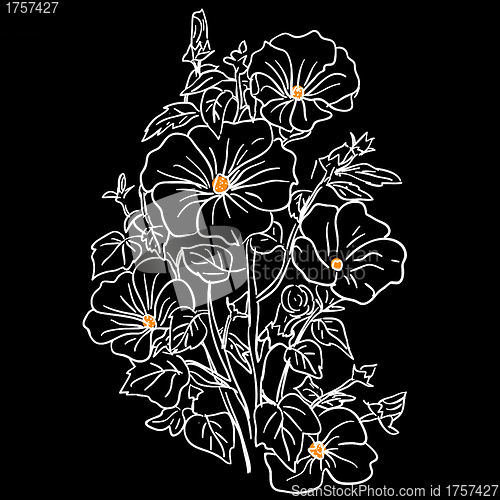 Image of An elegant bouquet of beautiful flowers 