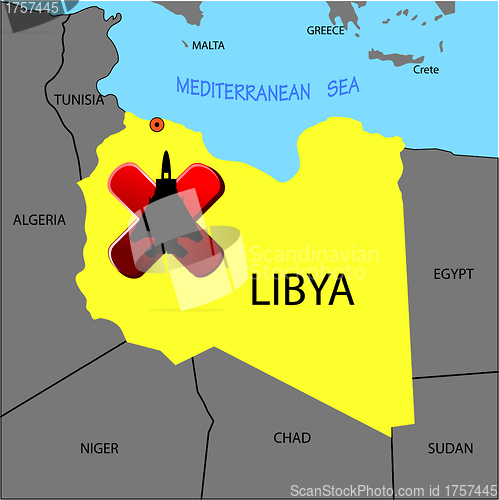 Image of Prohibition of flights over Libya