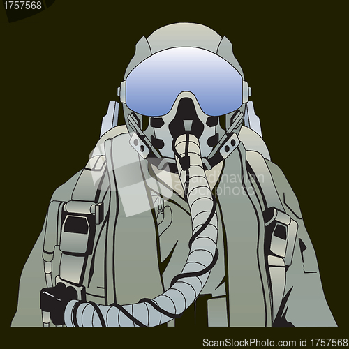 Image of The military pilot