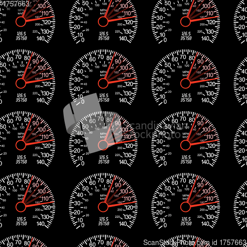 Image of seamless wallpaper speedometer