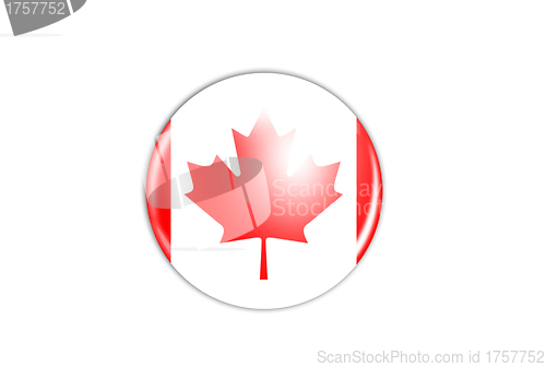 Image of badge - Canadian flag