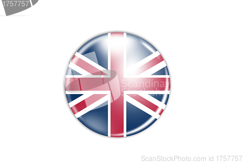 Image of flag badge - Great Britain