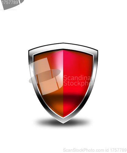 Image of Red security shield
